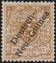 Value Number under a Crown in a Pearls Oval - Overprinted