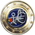 2 Euro (10th anniv of Economic Monetary Union. Coloured)