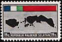 Map (Ambon, Sapora and Ceram) and flag series
