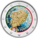 2 Euro (500th Anni. Circun Navigation. Coloured 3)