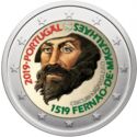 2 Euro (500th Anni. Circun Navigation. Coloured 5)
