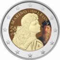 2 Euro (500th Anni. of Leonardo Da Vinci. Coloured 3)
