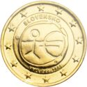 2 Euro (10th Anni. of the Economic Monetary Union. Gilded)