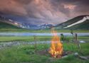 Bonfire in the Mountains