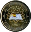 2 Euro (50th Anniversary of the Treaty of Rome. Coloured 1)