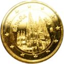 2 Euro (Burgos Cathedral. Gilded)