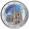 2 Euro (Burgos Cathedral. Coloured 3)