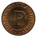 Uncirculatd P Philadelphia - Treasury Us Mint