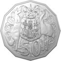 50 Cents (Coat of Arms - 4rd Portrait)