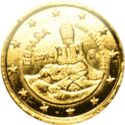 2 Euro (Park Güell by Antoni Gaudi. Gilded)