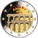 2 Euro (UNESCO World Heritage. Aqueduct of Segovia. Coloured 1)