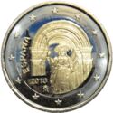 2 Euro (UNESCO World Heritage. Santiago de Compostela. Coloured 4)