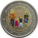 2 Euro (7th World Meeting of the Families. Coloured 1)