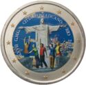2 Euro (28th World Youth Day. Coloured 2)