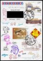 The 3rd Postcrossing Meet-up in Shenzhen, China - sights with gold foil