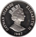 5 Dollars (Queen Elizabeth II and Philip's 40th Wedding Anniversary. 45 mm)