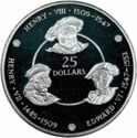 25 Dollars (House of Tudor - Henry VII & VIII - Edward VI)