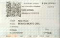 Tarif Normal; Nice - Monaco; Aller / Retour