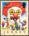 Clown with red Hair, Grouville, 1996