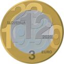 3 Euro (30th anniversary of plebiscite on sovereignty and independence)