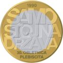 3 Euro (30th anniversary of plebiscite on sovereignty and independence)