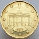 20 Euro Cent (Brandenburg Gate - A, D, F, G, J)