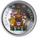 50 Cents (Silver coloured)
