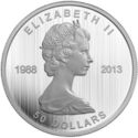 50 Dollars (25th anniversary of the silver Maple Leaf)