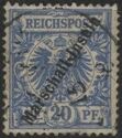 Overprint "Marschall-Inseln" on Reichpost Issue