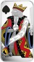 25 Dollars (Playing Cards of New France - King of Spades)