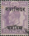 King Edward VII - overprinted