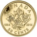 50 Cents (150th Anniversary of Québec and Charlottetown)
