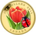 250 Dollars (Flora and Fauna - Tulip and Ladybug)