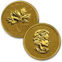 1 Dollar (Two maple leaves)