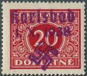 Czechoslovak Postage Due Stamp, overprinted