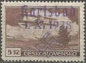 Czechoslovak Air Mail Stamp, overrinted