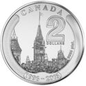 2 Dollars (Parliament - 20 Years Polar Bear "Toonie", 1996-2016)