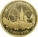 5 Pounds (Millennium 2000. Landmarks of London)
