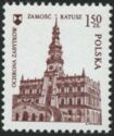 Town Hall, Zamosc with Number