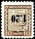 Czechoslovak Coat of Arms, surcharged