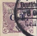 Czechoslovak Newspaper Stamp, overprinted