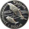 1 Dollar (Heaviside's dolphins)