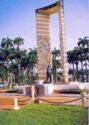Cayenne. Monument to Félix Eboué