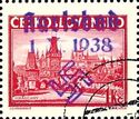 Overprint on Prague block stamp