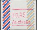 ATM Stamp - Design 1 "Barred Edge" Second Issue