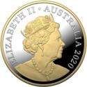 1 Dollar (6th portrait - Mob of Roos - Silver Gilt)