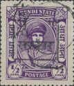 Stamps of Bundi overprinted