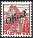 Castagnola Church San Salvatore Massive overprinted "Officie