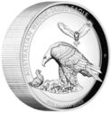 8 Dollars (Wedge-Tailed Eagle. High Relief)