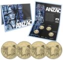 1 Dollar (Set 2015 ANZAC Centenary 1$ BCMS)